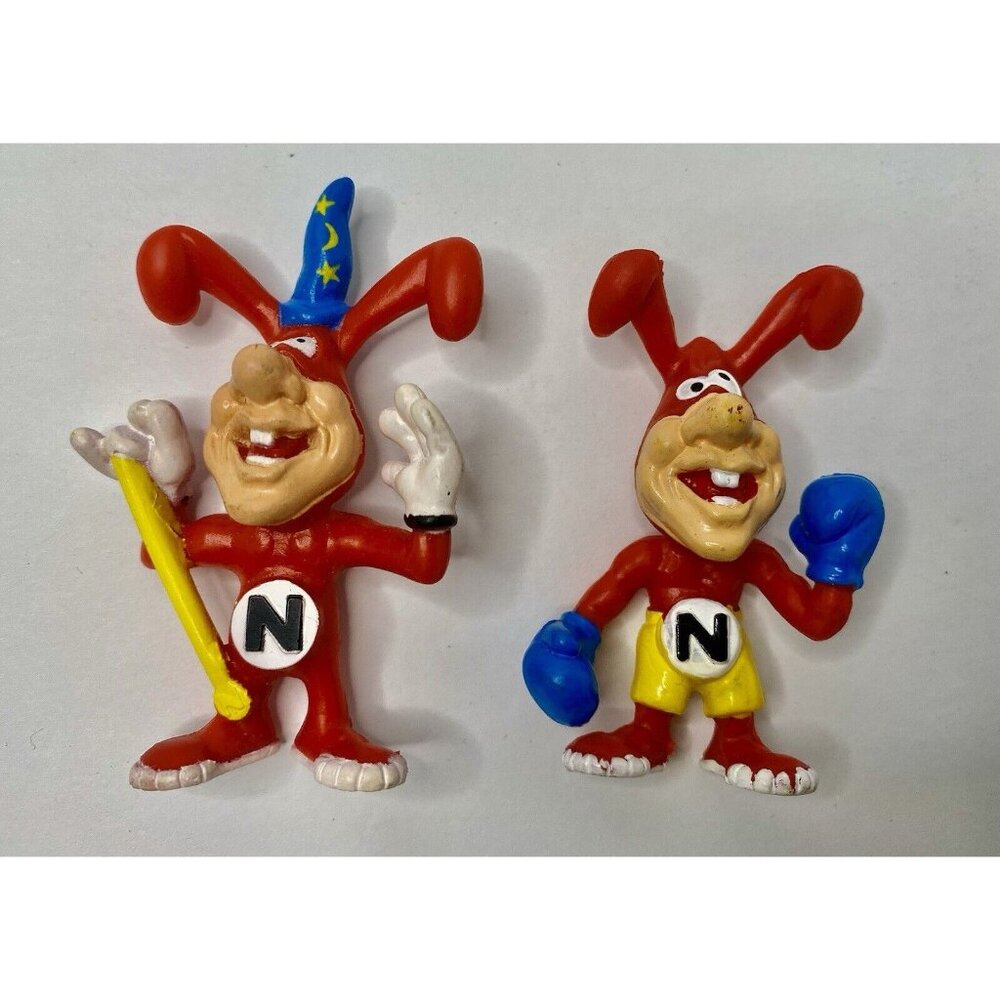 1988 Noid PVC Figures Dominos Pizza‎ Mascot Toy Advertising Vintage